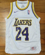 #24 Kobe BRYANT Jersey NIKE L.A Lakers S WHITE Shirt NBA HARDWOOD CLASSIC BASKET