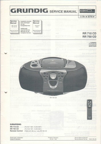 Grundig manuale servizio - grundig,