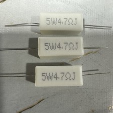 3 resistenze 4,7 ohm 5 watt in