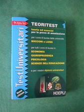 TEORITEST 1 TEST UNIVERSITARI