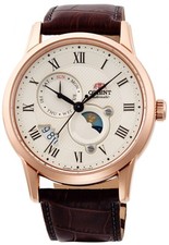 ORIENT Sun & Moon Champagne RA-AK0007S Orologio Uomo Automatico