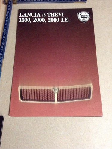 Depliant auto vintage - auto, lancia