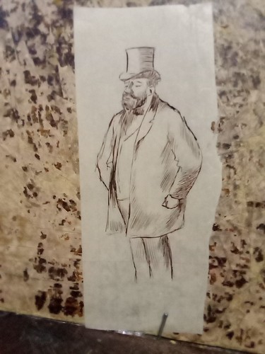Antico disegno uomo - antico, con