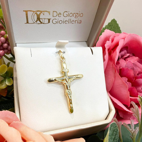 Ciondolo croce con cristo - ciondolo,