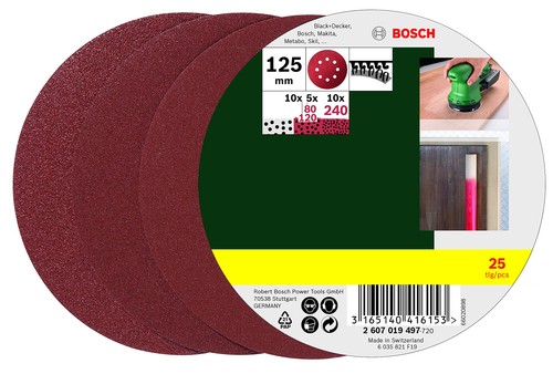 Bosch 2607019497 fogli - 25,