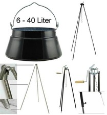 Nuovo bollitore pesce ungherese 6 - 40 L smalto pentola fuoco bollitore gulasch caldaia