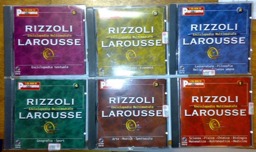 Lotto enciclopedia rizzoli - enciclopedia,
