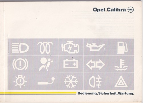 Opel calibra manuale - calibra, di