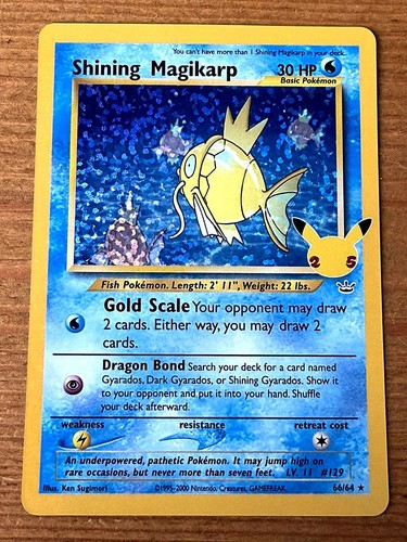 Pokémon tcg shining magikarp - pokémon,