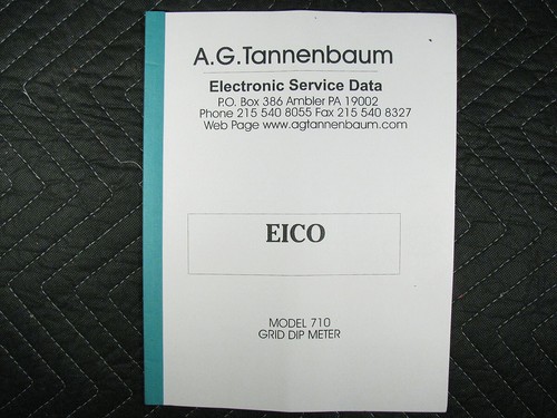 Eico model 710 grid dip - eico, meter