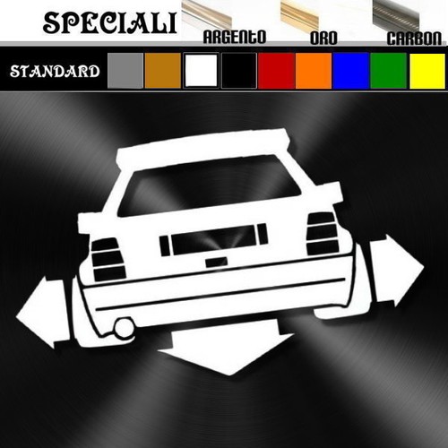 Adesivo sticker lancia delta - adesivo,