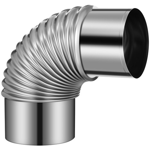 Tubo stufa inox - tubo,