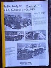 124 spider europa - europa, pininfarina