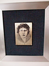 Giovanni Macciotta serigrafia su lastra argento 925  '70 - Alessandri Surfanta