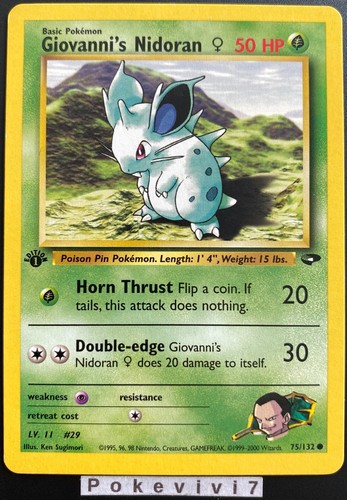 Carte pokemon giovanni - carte,
