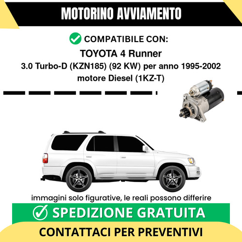 Motorino avviamento toyota - motorino, 4
