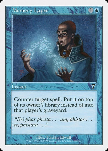 Memory lapse foil - memory, 7th