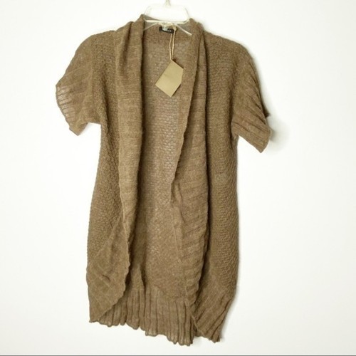 Cardigan novica marrone manica - cardigan,