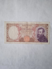 Repubblica Italiana 10000 Dieci Mila Lire Michelangelo 1966
