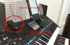 Estensioni supporto musicale per Yamaha Genos 2 per posizione angolata sopra 2° tastiera