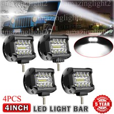 4x 4 Pollici LED Lavoro Cubo