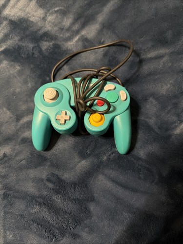 Game cube teal controller oem - game,