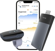 Saturimetro Da Dito Misuratore Ossigeno Pulsossimetro wifi senza fili bluetooth