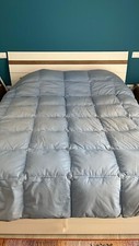 Piumone d'oca con copripiumone in cotone letto matrimoniale 
