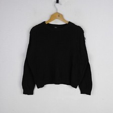 Maglione donna OVS Taglia s Lana Nero Woman Girocollo Comodo Casual