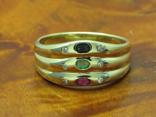Anello oro giallo - in, 14kt