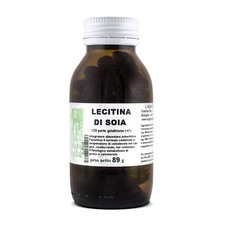 LECITINA di SOIA COLESTEROLO TRIGLICERIDI METABOLISMO Grassi no OGM 120 Perle