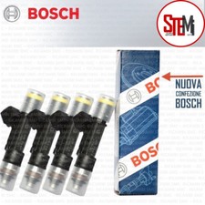 0280158827 INIETTORI 4 PEZZI FIAT MULTIPLA Doblo 1.6 BIPOWER NATURAL POWER BOSCH