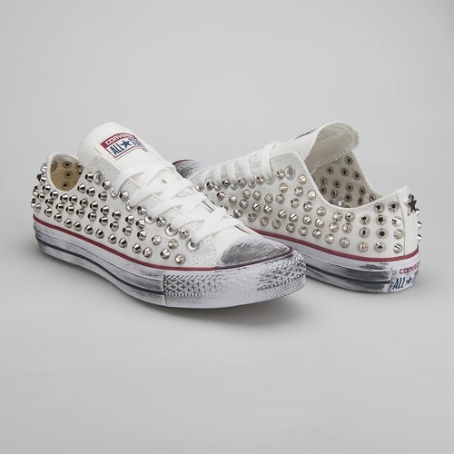Converse bassa bianca