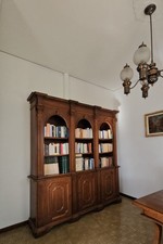 Grande Libreria In Noce Massello