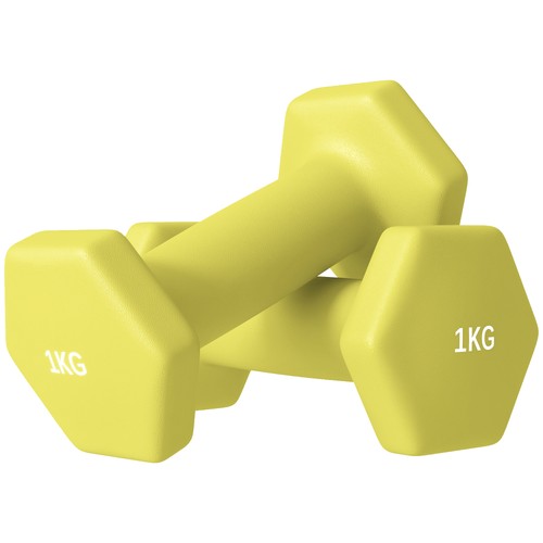 Set manubri esagonali plastica - set,