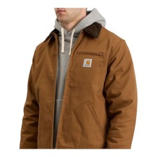 Giacca Carhartt WIP Detroit (versione invernale) in Hamilton marrone e tabacco