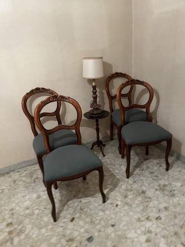 Sedie antiche legno - 4,