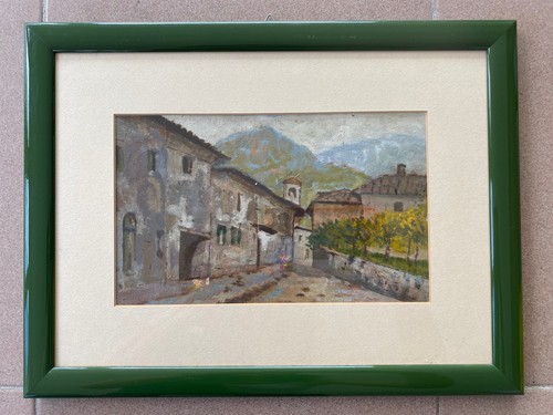 Veduta paese con - di,