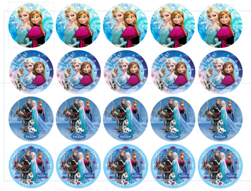 20pz cialda frozen - 20pz, elsa