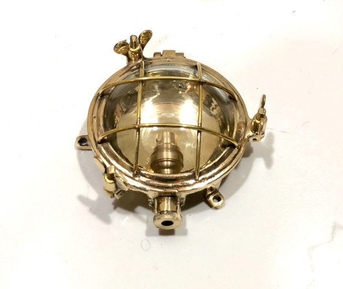 Mini lampada nautica ottone