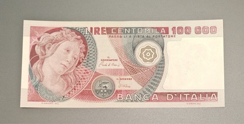 100000 lire botticelli - lire,