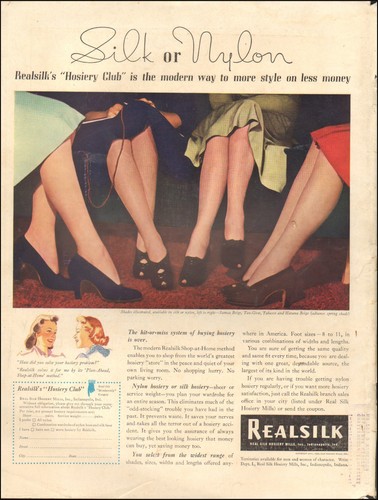 1941 vintage annuncio realsil - vintage,