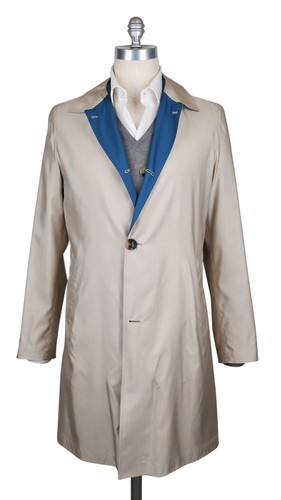 Kiton beige impermeabile - beige,