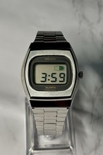 Orologio Vintage Seiko 0533-5023 Digitale Quarzo LC Acciaio Inox - Molto Bello!