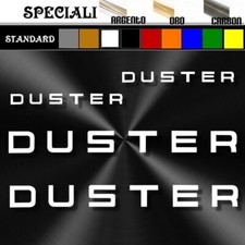 set adesivi DUSTER dacia prespaziato, auto,suv,offroad 19 / 9,5 cm