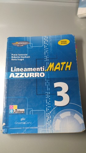 Lineamenti math azzurro - azzurro, di