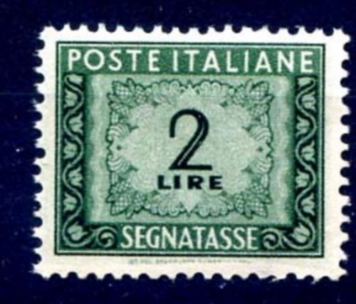 Italia 1947 segnatasse 2 - -,