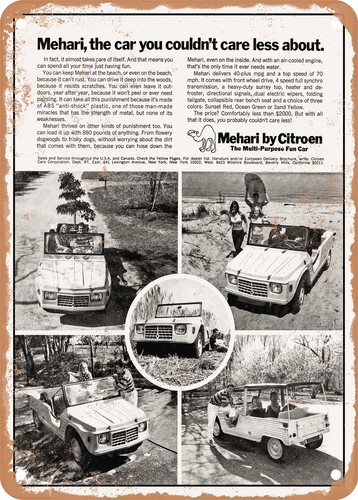 Insegna metallo 1970 - in,
