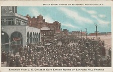 C3 - Cp Cartolina Stati Uniti Atlantic City Exibit Rooms Of SanFord Mill Fp Nvg