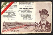 ak0865 - CARTOLINA D'EPOCA - Trieste Città - L'Inno di Oberdan
